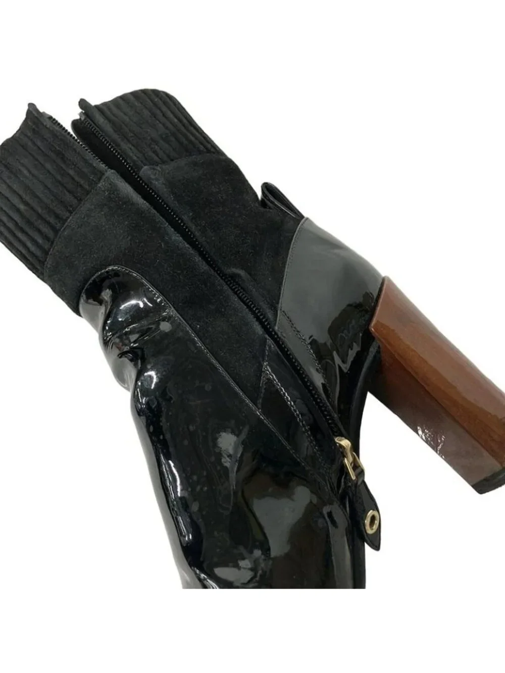 Louis Vuitton Short Boots 36.5 Black Leather - Picture 5 of 8